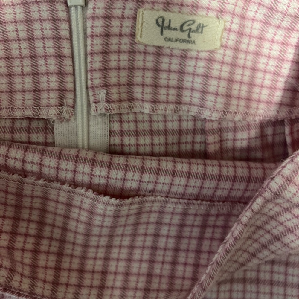Brandy Melville Pink Plaid Mini Skirt - Picture 3 of 3
